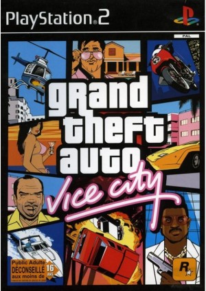 Carátula de Grand Theft Auto: Vice City  PS2