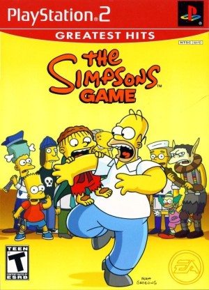 Carátula de The Simpsons Game  PS2