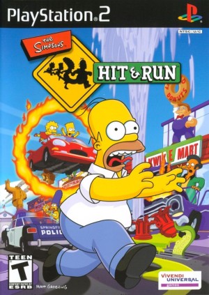 Carátula de The Simpsons: Hit & Run  PS2