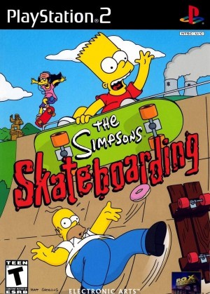 Carátula de The Simpsons Skateboarding  PS2