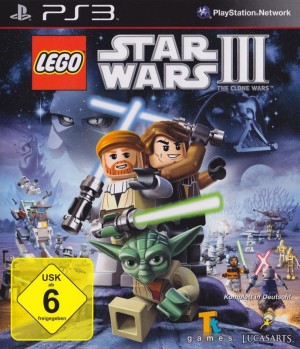 Carátula de LEGO Star Wars III: The Clone Wars  PS3