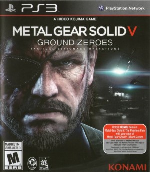 Carátula de Metal Gear Solid V: Ground Zeroes  PS3