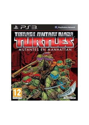 Carátula de Teenage Mutant Ninja Turtles: Mutantes en Manhattan PS3