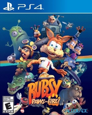 Carátula de Bubsy: Paws on Fire  PS4