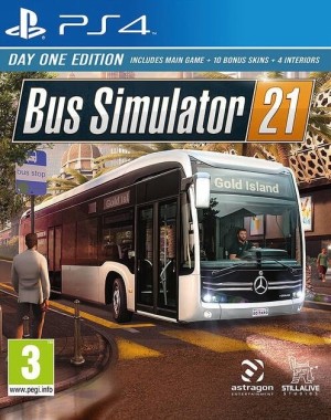 Carátula de Bus Simulator 21  PS4