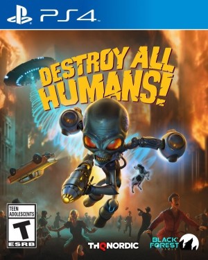 Carátula de Destroy All Humans  PS4