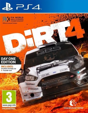 Carátula de DiRT 4  PS4