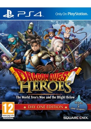 Carátula de Dragon Quest Heroes PS4