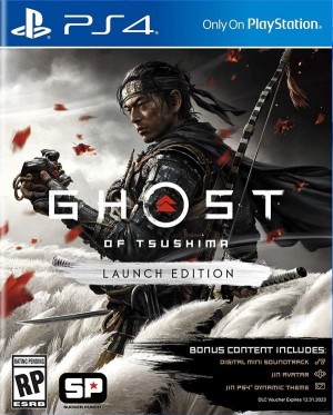 Carátula de Ghost of Tsushima  PS4