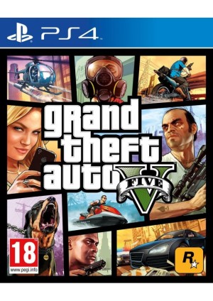 Carátula de GTA V PS4