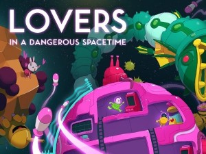 Carátula de Lovers in a Dangerous Spacetime  PS4