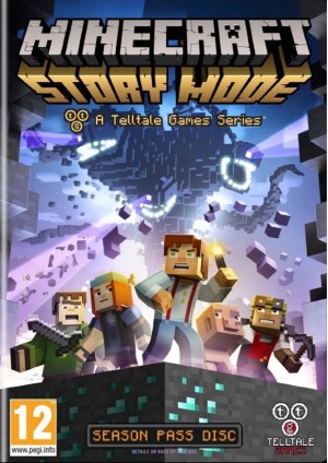 Carátula de Minecraft: Story Mode PS4