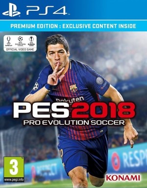 Carátula de PES 2018: Pro Evolution Soccer  PS4