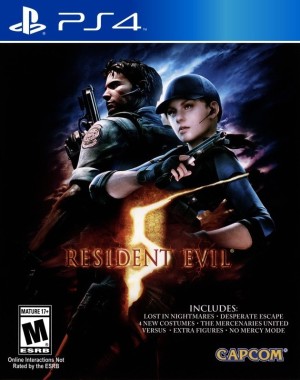Carátula de Resident Evil 5  PS4