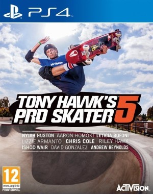 Carátula de Tony Hawk's Pro Skater 5  PS4