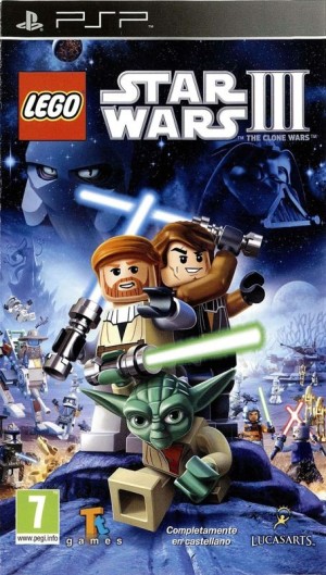 Carátula de Lego Star Wars III: The Clone Wars  PSP
