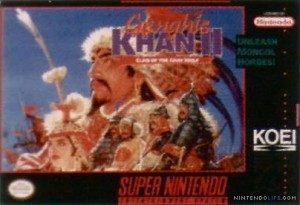 Carátula de Genghis Khan II: Clan of the Gray Wolf  SNES