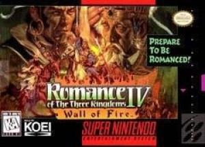 Carátula de Romance of the Three Kingdoms IV: Wall of Fire  SNES