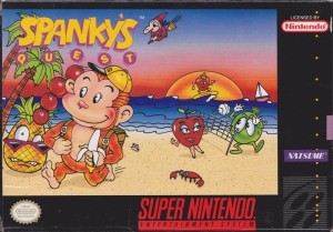 Carátula de Spanky's Quest  SNES