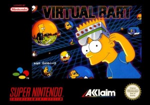 Carátula de Virtual Bart  SNES