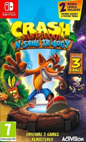 Carátula de Crash Bandicoot N. Sane Trilogy  SWITCH