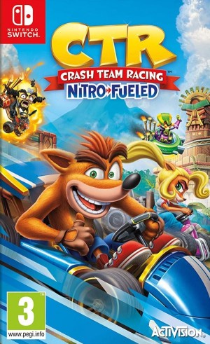 Carátula de Crash Team Racing Nitro-Fueled  SWITCH