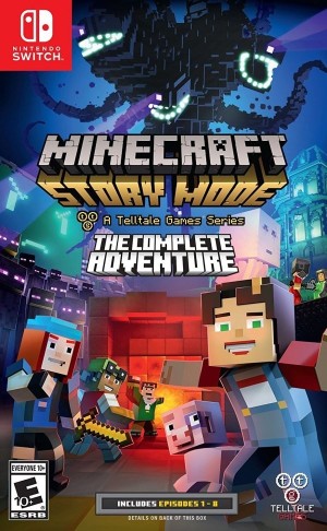 Carátula de Minecraft: Story Mode - The Complete Adventure  SWITCH