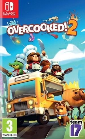 Carátula de Overcooked 2  SWITCH