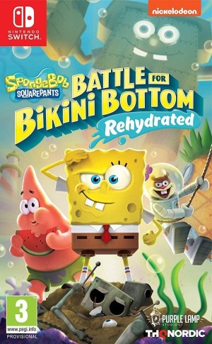 Carátula de SpongeBob SquarePants: Battle for Bikini Bottom - Rehydrated  SWITCH