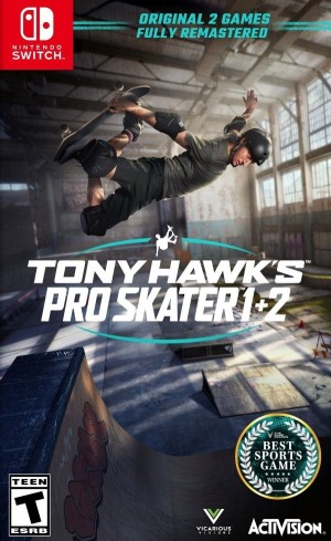 Carátula de Tony Hawk's Pro Skater 1 + 2  SWITCH