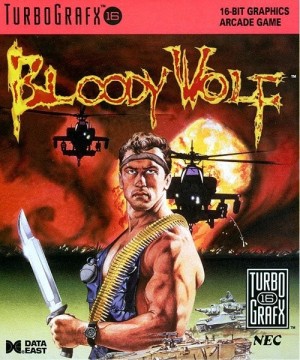 Carátula de Bloody Wolf  TG-16