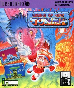 Carátula de Legend of Hero Tonma  TG-16
