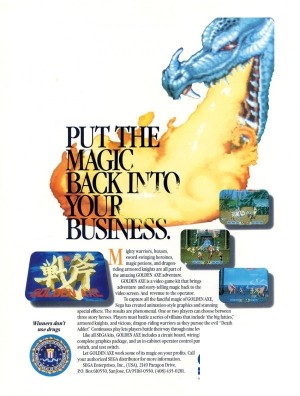 Carátula de Golden Axe  VCARCADE