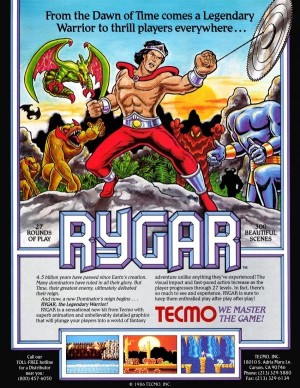 Carátula de Rygar  VCARCADE