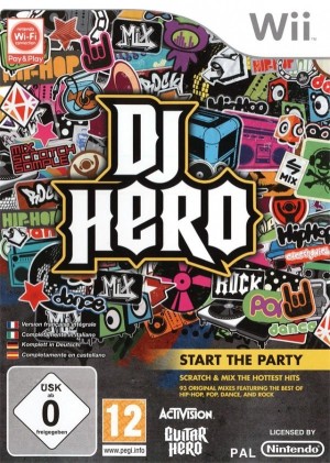 Carátula de DJ Hero  WII