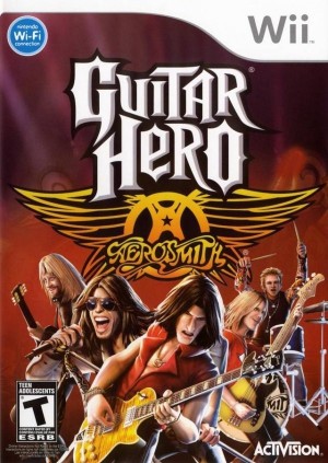 Carátula de Guitar Hero: Aerosmith  WII