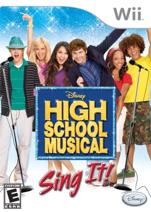 Carátula de High School Musical: Sing It!  WII