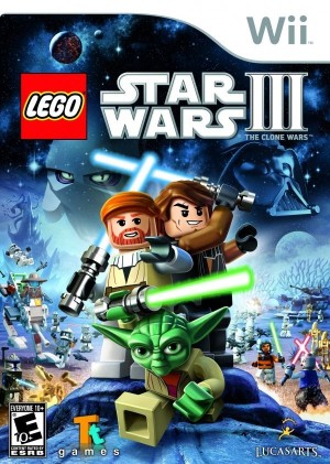 Carátula de LEGO Star Wars III: The Clone Wars  WII