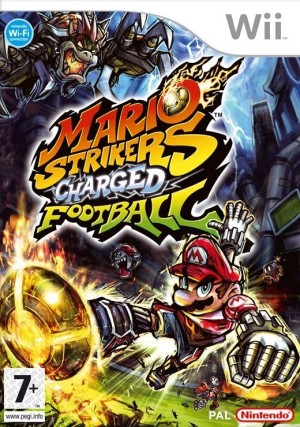 Carátula de Mario Strikers Charged  WII