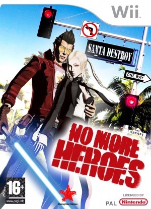 Carátula de No More Heroes  WII