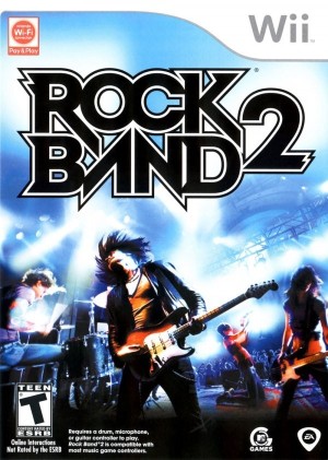 Carátula de Rock Band 2  WII