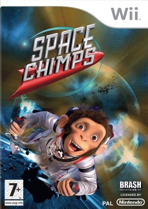 Carátula de Space Chimps  WII