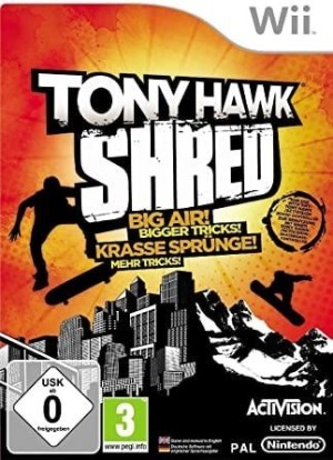 Carátula de Tony Hawk: Shred  WII
