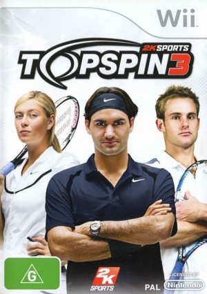 Carátula de Top Spin 3  WII