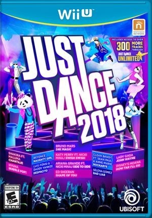 Carátula de Just Dance 2018  WIIU