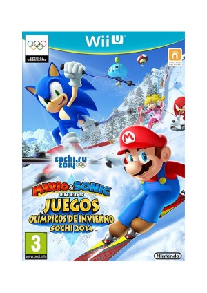 Carátula de Mario & Sonic en los s Olímpicos de Invierno Sochi 2014 WIIU
