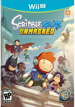 Carátula de Scribblenauts Unmasked WIIU