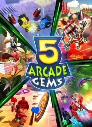 Carátula de 5 Arcade Gems  WIIWARE