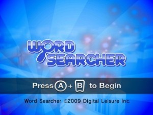 Carátula de Word Searcher  WIIWARE