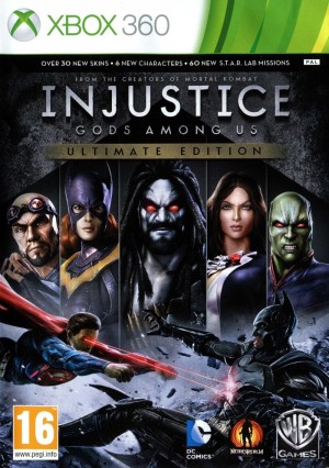 Carátula de Injustice Gods Among Us Ultimate Edition X360